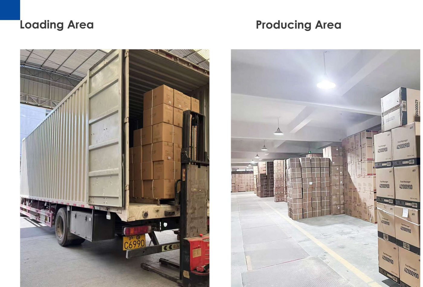 Loading and warehouse area